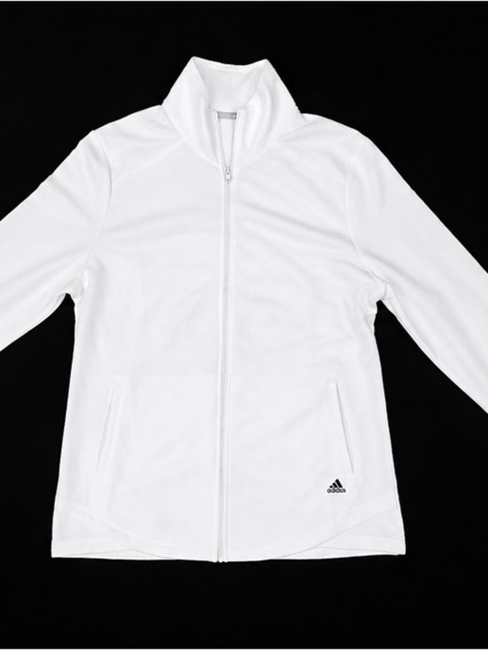 adidas White Full-Zip Lightweight Utility Jacket - Picture 7 of 7
